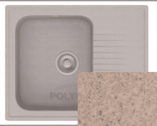 Мойка серого цвета Polygran F 07