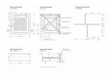 Поддон квадратный Метакам Universal S