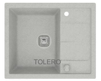 Мойка Tolero-R-107 серый металлик